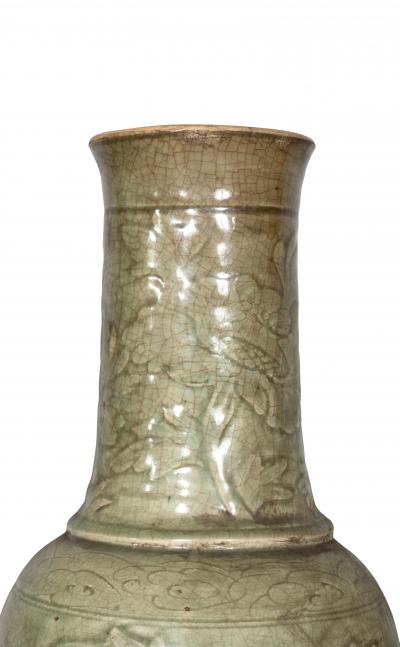 Pair of Chinese Longquan Ware Vases From The Ming Dynasty