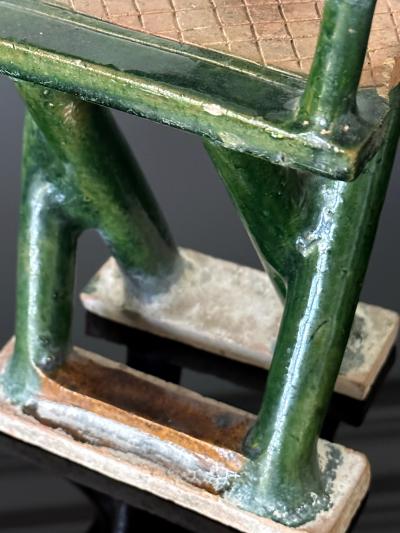 Pair of Chinese Ming Dynasty Tomb Funeral Pottery Chair Models
