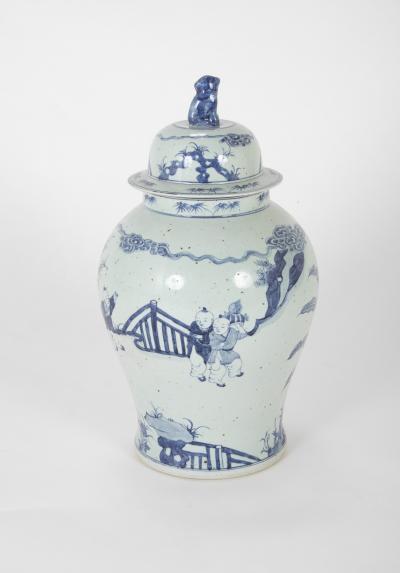 Pair of Chinese Porcelain Blue White