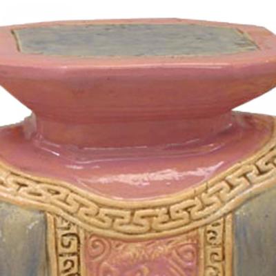 Pair of Chinese Porcelain Elephant Garden Seats