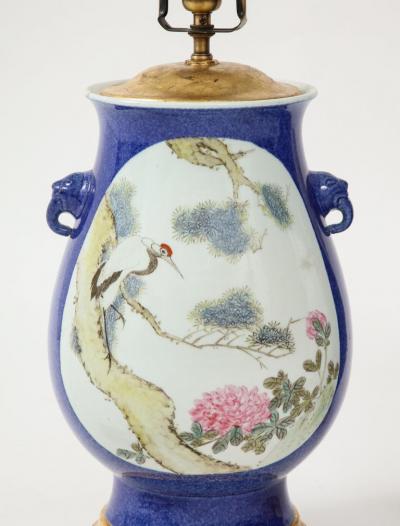 Pair of Chinese Porcelain Lamps