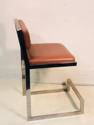 Pair of Chrome Bar Stools or Side Chairs