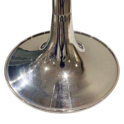 Pair of Chrome Table Lamps with Magnetized Spheres 1960s