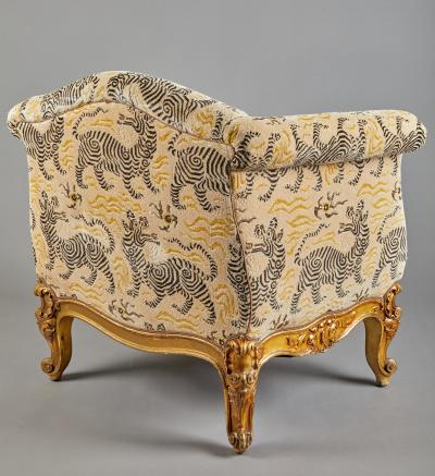 Pair of Clarence House Upholstery Club Chairs