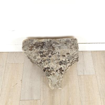 Pair of Coade Stone Weathered Brackets England 18th or 19th century