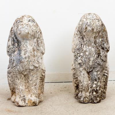 Pair of Cocker Spaniel Garden Ornaments