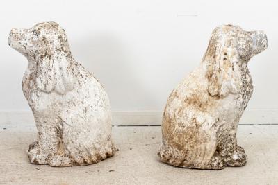 Pair of Cocker Spaniel Garden Ornaments