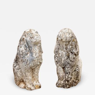 Pair of Cocker Spaniel Garden Ornaments