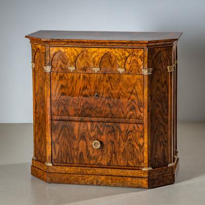 Pair of Commodes with Gothic Arches Italy Mid 19th Century