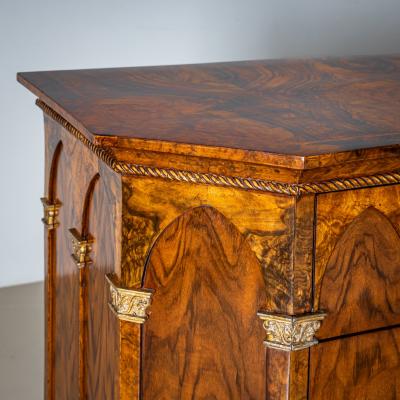 Pair of Commodes with Gothic Arches Italy Mid 19th Century