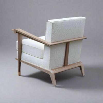 Pair of Contemporary Cerused Oak Armchairs