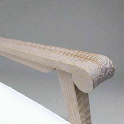 Pair of Contemporary Cerused Oak Armchairs