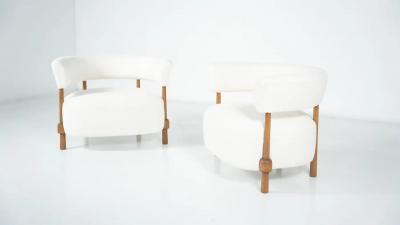 Pair of Contemporary Italian Armchairs Italy
