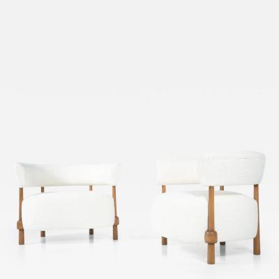 Pair of Contemporary Italian Armchairs Italy