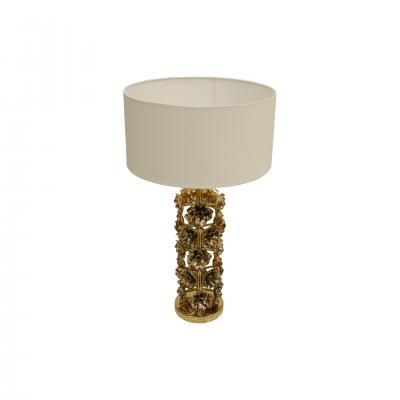 Pair of Contemporary Italian Brass Table Lamps