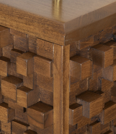 Pair of Contemporary Italian Brutalist style table lamps