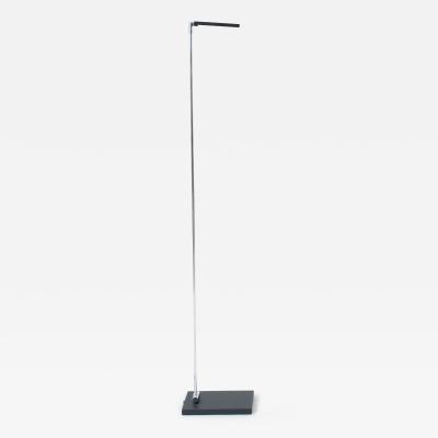 Pair of Contemporary LED Chrome Floor Lamps