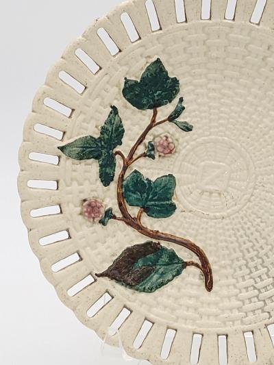 Pair of Creamware Plates Germany circa 1830