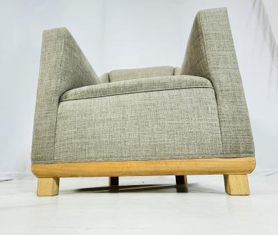 Pair of Custom Lounge Chairs Made in USA Circa 1960s