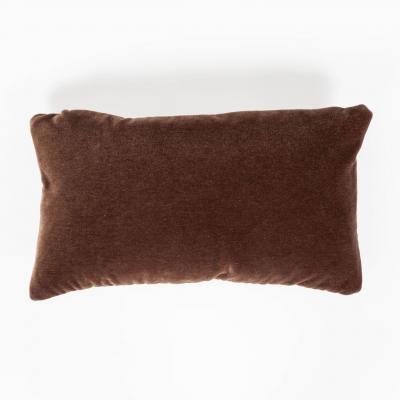 Pair of Custom Lumbar Cushions from Vintage African Kuba Cloth