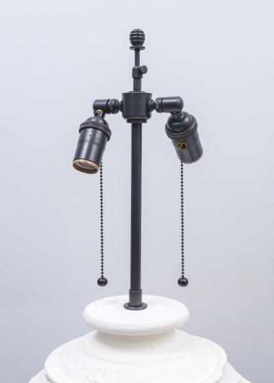 Pair of Custom Plaster Abby Table Lamps