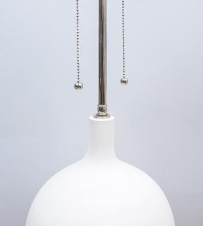 Pair of Custom Plaster Delphine Lamps