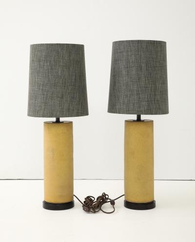 Pair of Cylinder Lamps