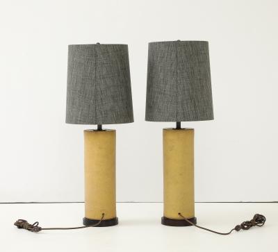 Pair of Cylinder Lamps
