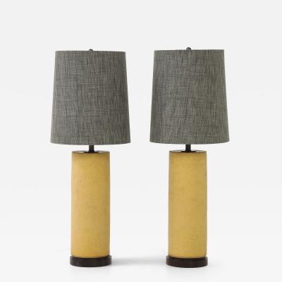 Pair of Cylinder Lamps