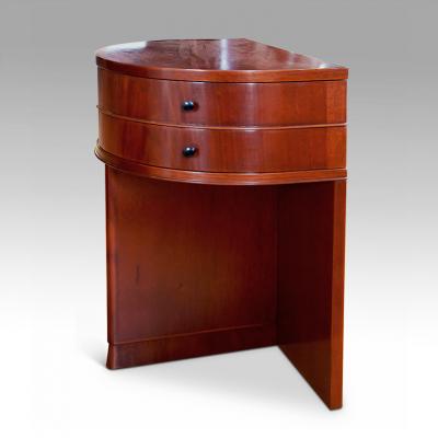 Pair of Danish Art Deco Night Stands in Mahogany