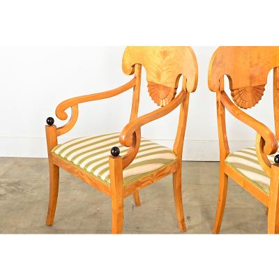 Pair of Danish Biedermeier Armchairs