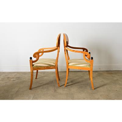 Pair of Danish Biedermeier Armchairs