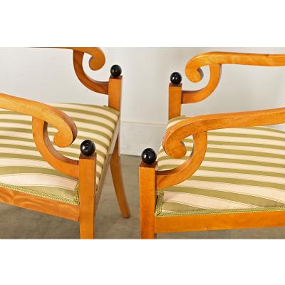 Pair of Danish Biedermeier Armchairs