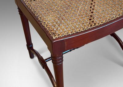 Pair of Danish Modern Classcism Benches in Mahogany