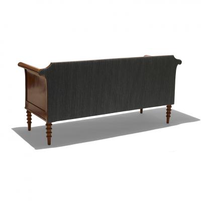 Pair of Danish Neo Antique Mahogany Sofas