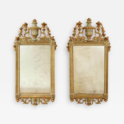 Pair of Danish Neoclassic Wall Mirrors