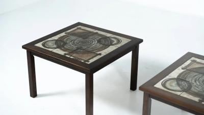 Pair of Danish Side Tables by Ox Art 1970s
