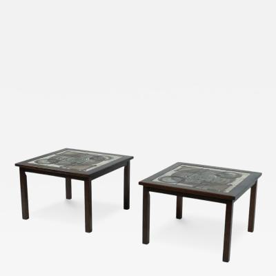 Pair of Danish Side Tables by Ox Art 1970s