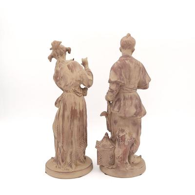 Pair of Decorative Chinoiserie Figures circa 1940
