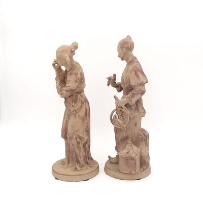 Pair of Decorative Chinoiserie Figures circa 1940
