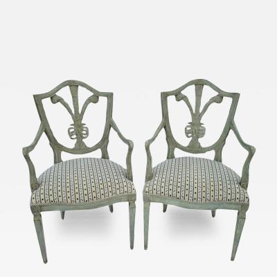 Pair of Dennis Leen Brandelli Italian Dining Arm Chairs