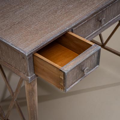 Pair of Desks in Limed Oak Mid 20th Century