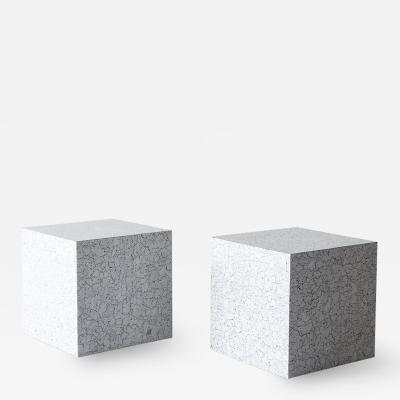 Pair of Dixon side tables Designed and made by Andy Messenger