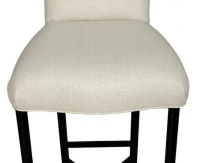 Pair of Donghia Ebonized Bar Chairs