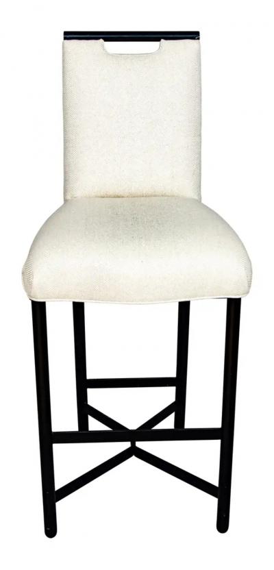 Pair of Donghia Ebonized Bar Chairs