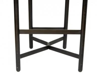 Pair of Donghia Ebonized Bar Chairs