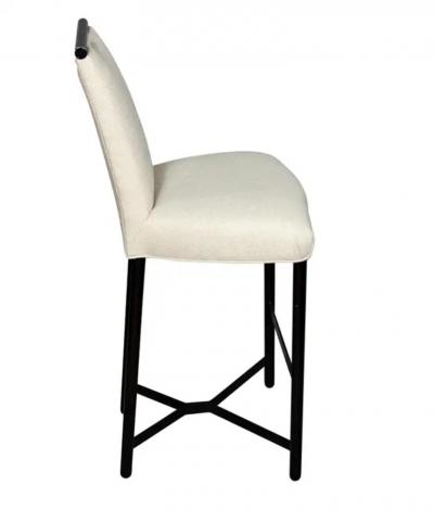 Pair of Donghia Ebonized Bar Chairs