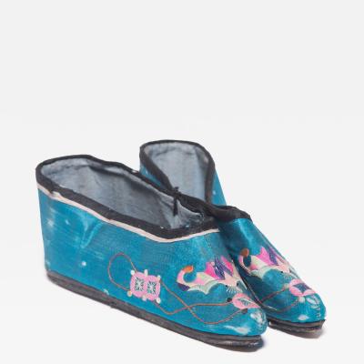 Pair of Double Luck Lotus Slippers