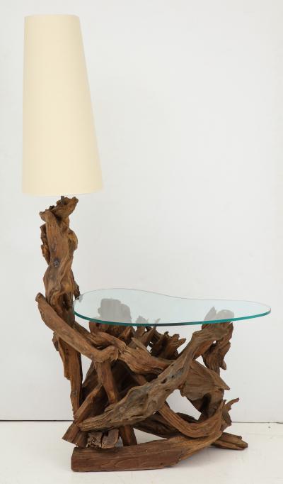 Pair of Driftwood Lamp Tables