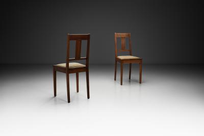 Pair of Dutch Art Deco Side Chairs by J A Huizinga The Netherlands 1930s